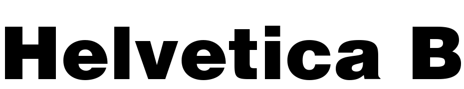 Helvetica Black Yazı tipi ücretsiz indir